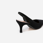 Flattered - Franchesca Suede korkokengät, musta