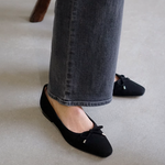 Flattered - Monica ballerinat, musta mokka