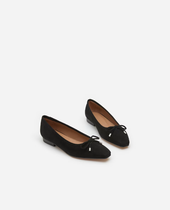 Flattered - Monica ballerinat, musta mokka
