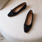 Flattered - Monica ballerinat, musta mokka