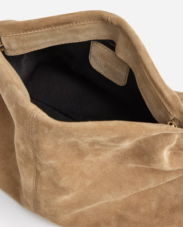 Flattered - Clay Clutch mokkanahkaa, sand