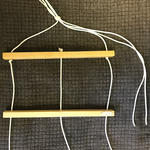 Pesuliisu - pyykkinaru vaalealla narulla