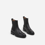 Flattered - Franca nilkkurit nahkaa, musta