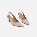 Flattered - Franchesca Suede korkokengät, sand