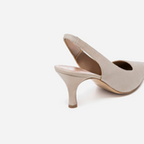 Flattered - Franchesca Suede korkokengät, sand
