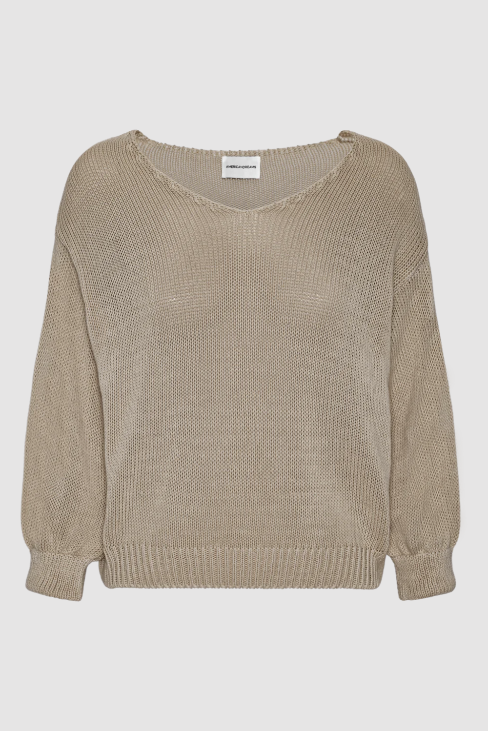Americandreams - Milana puuvillaneule, medium brown