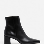 Flattered - Gill nilkkurit nahkaa, musta