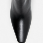 Flattered - Gill nilkkurit nahkaa, musta