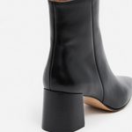 Flattered - Gill nilkkurit nahkaa, musta