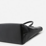 Flattered - Lola tote bag leather, black