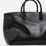 Flattered - Lola tote bag leather, black
