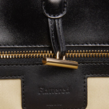 Flattered - Lola tote bag leather, black