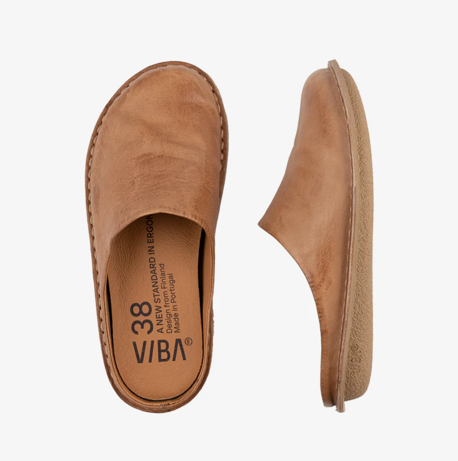 VIBAe - ROMA 42-46 Leather Fawn Tan