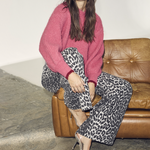 co'couture - LeoCC Wide Long Pant, grey