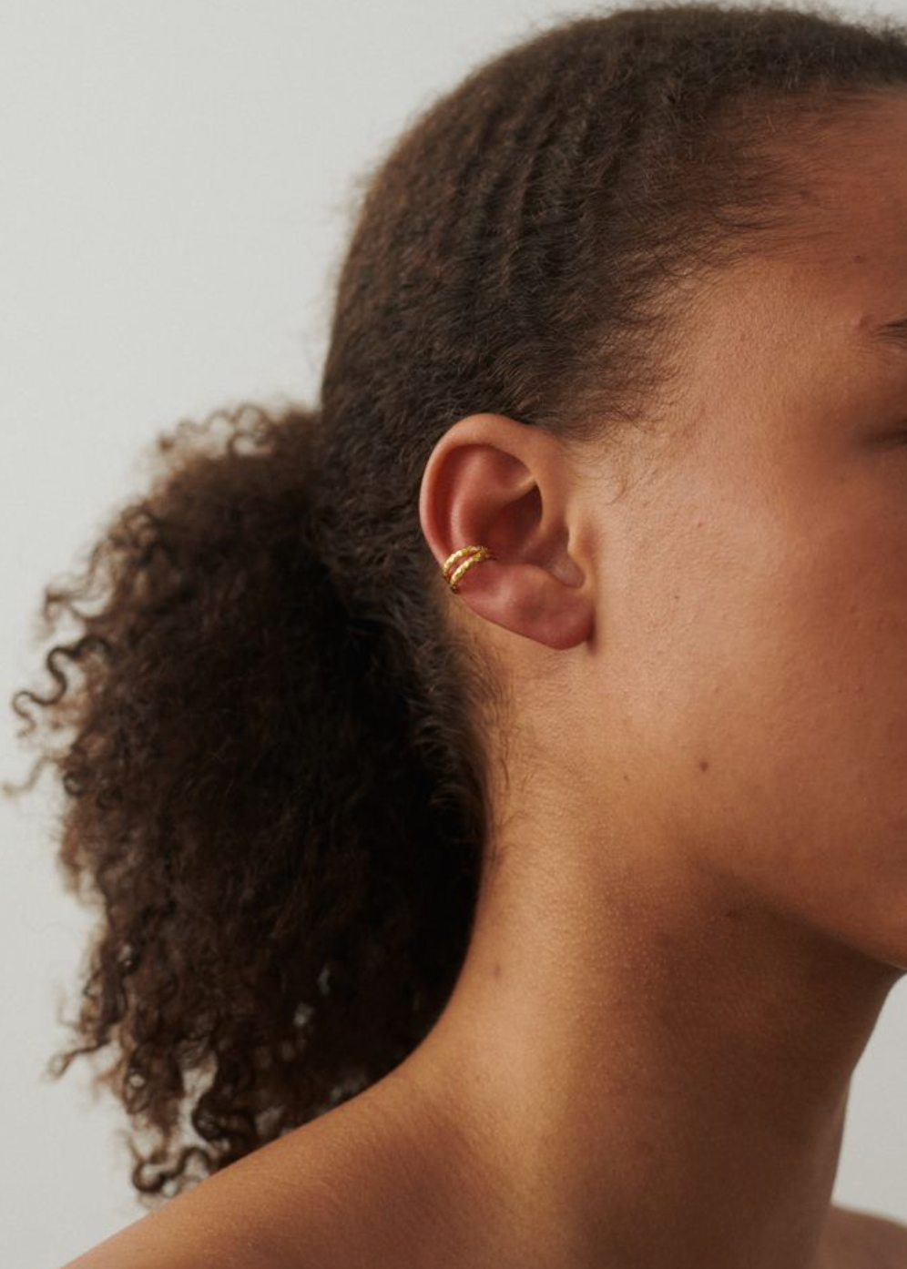 Pernille Corydon - Poetry Ear Cuff korvakoru, hopea