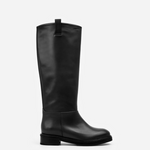 Flattered - Frances saappaat nahkaa, musta