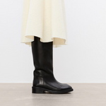 Flattered - Frances saappaat nahkaa, musta