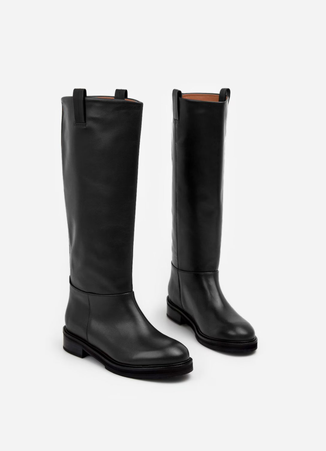 Flattered - Frances saappaat nahkaa, musta