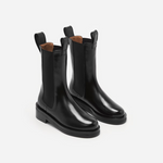 Flattered - Liana nahkanilkkurit, musta