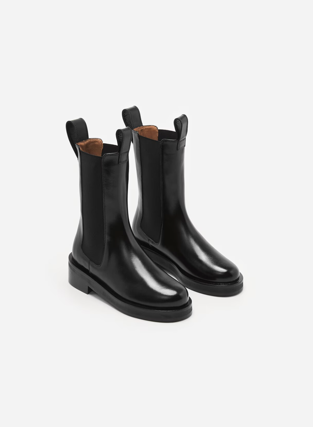 Flattered - Liana nahkanilkkurit, musta