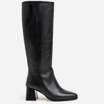 Flattered - Colette nahkasaappaat, musta