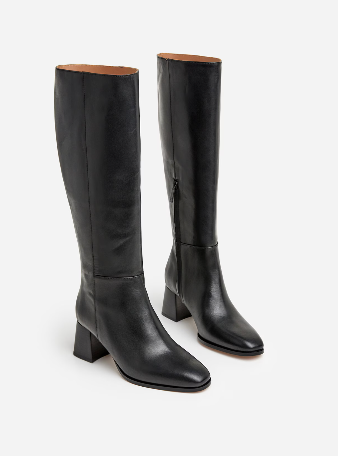 Flattered - Colette nahkasaappaat, musta