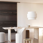 Pellavavarjostin XL 60x48, ecru