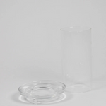 Gilly lasinen kynttilänjalka pöytäkynttilälle