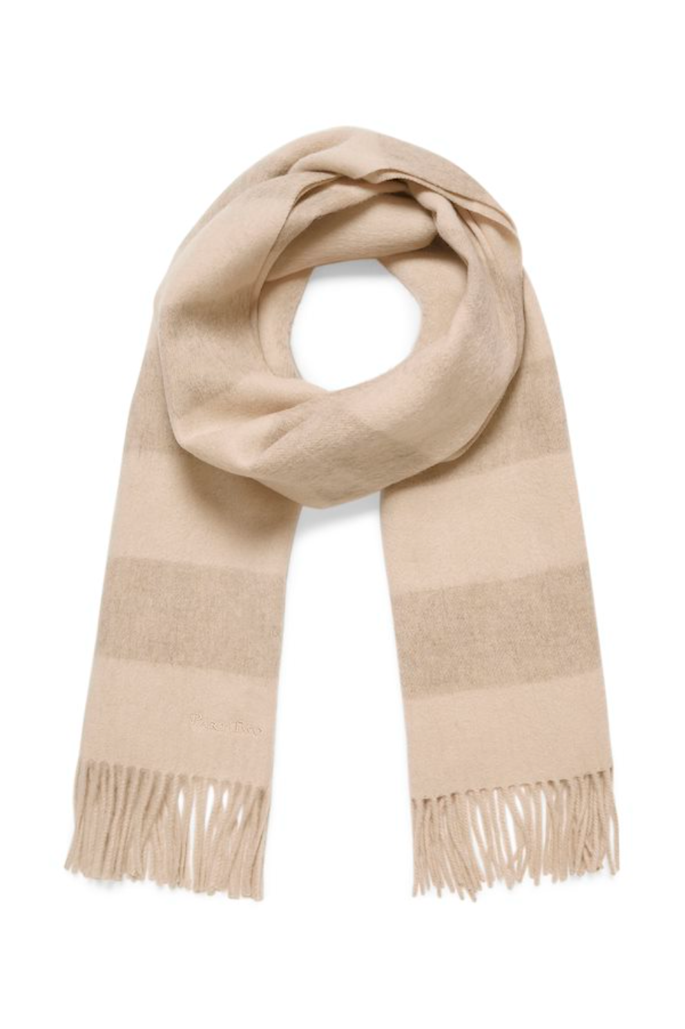 Part Two - Kitha huivi villaa, travertine stripe