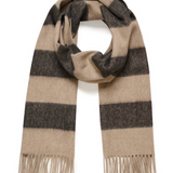 Kitha huivi villaa, black stripe