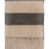 Kitha huivi villaa, black stripe