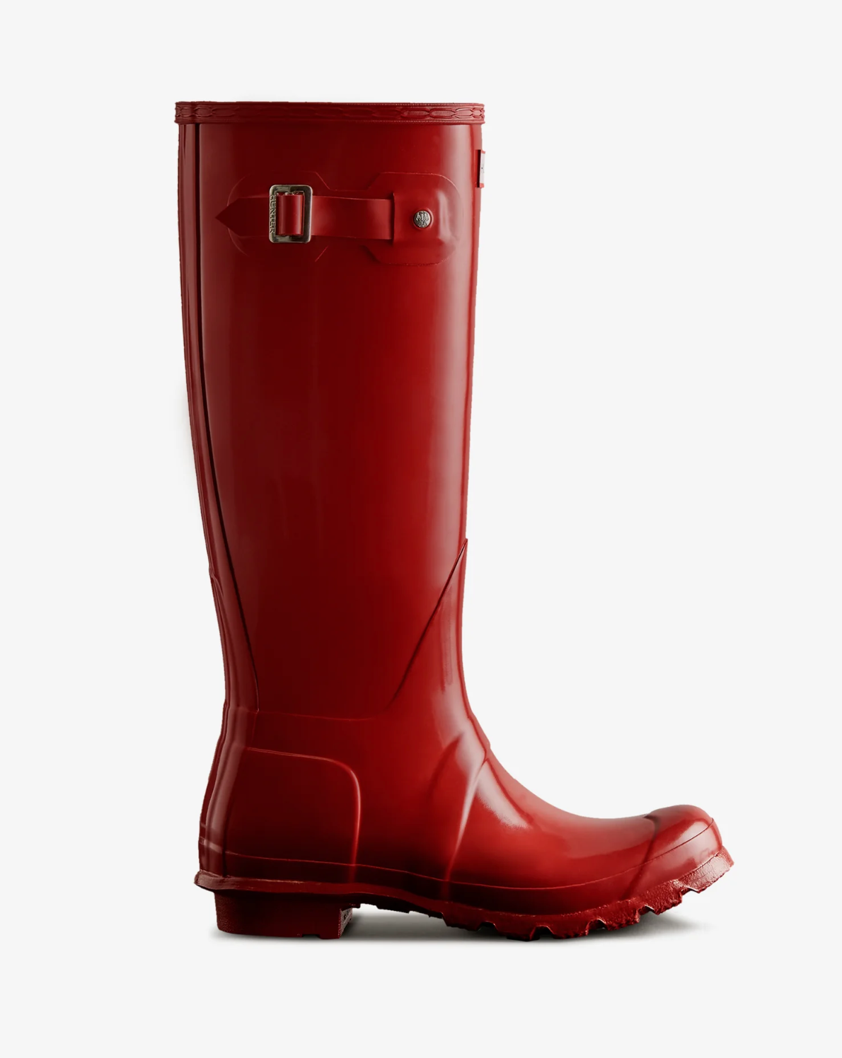 Hunter Original Tall Gloss Boot, Military red