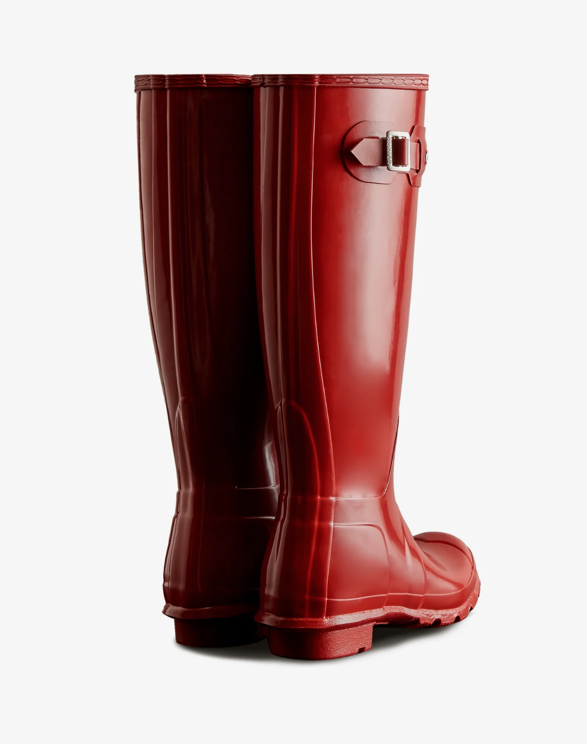 Hunter Original Tall Gloss Boot, Military red