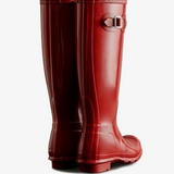 Hunter Original Tall Gloss Boot, Military red