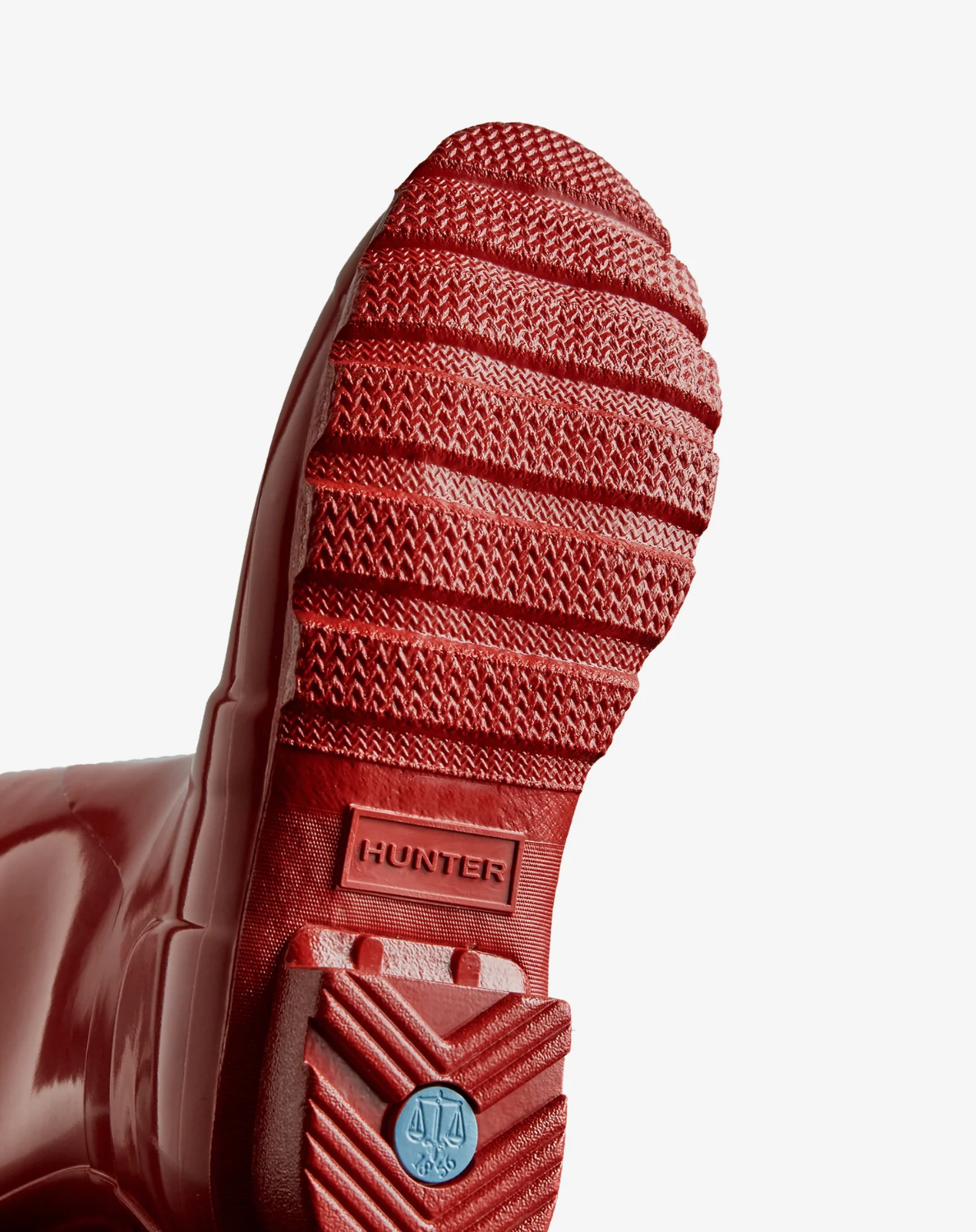 Hunter Original Tall Gloss Boot, Military red