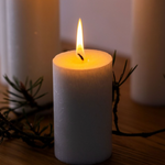 Oliiviöljykynttilä 6 cm x 10cm, hazelnut