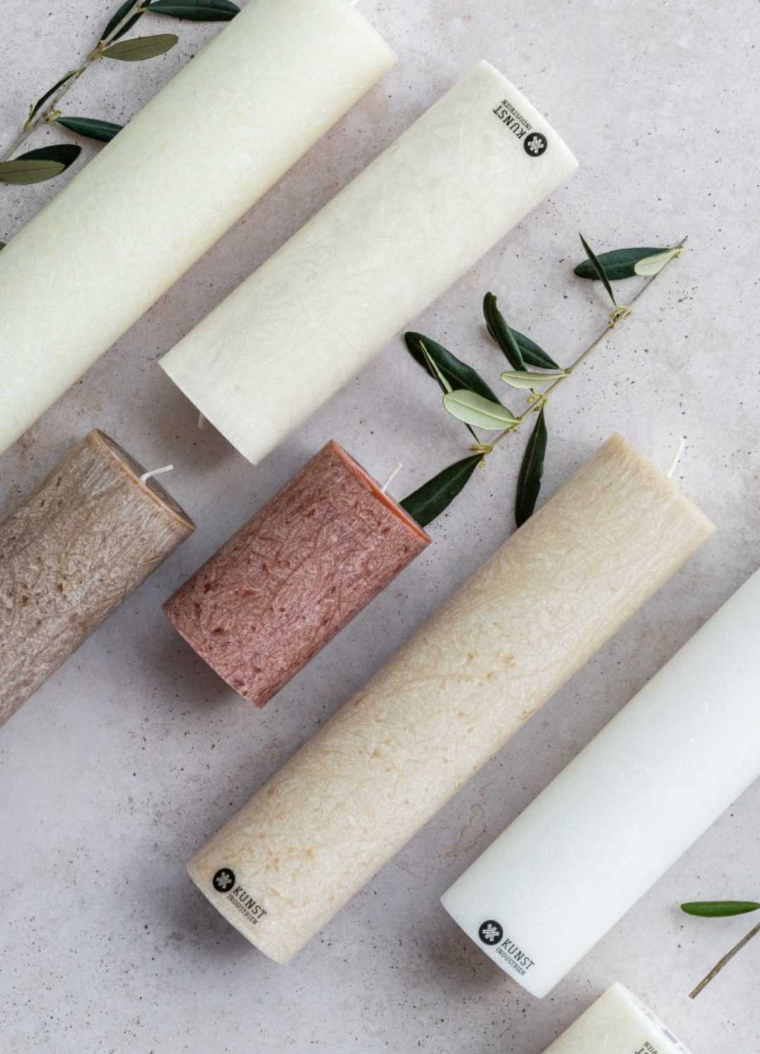 Oliiviöljykynttilä 6 cm x 10cm, hazelnut