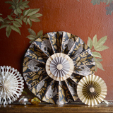 Paperirosetti Elderflower 40cm, walnut