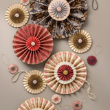 Paperirosetti Elderflower 40cm, walnut