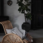 Melvin tyynynpäällinen taupe stripe