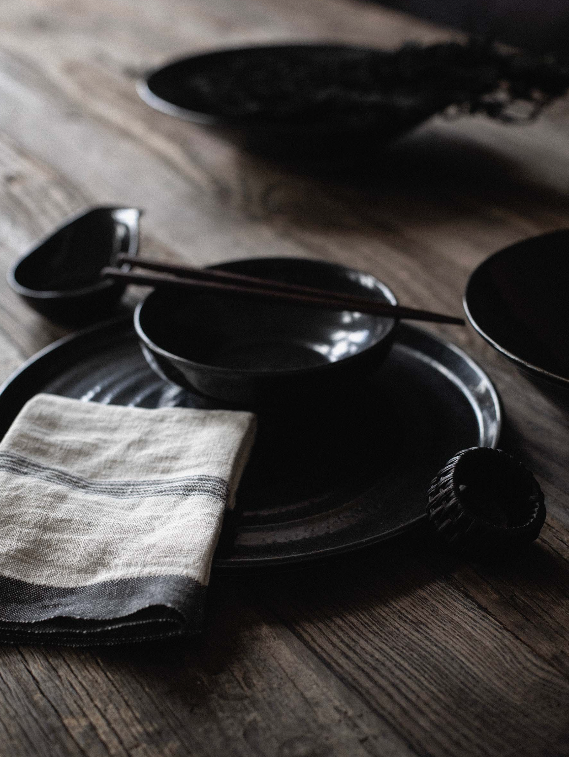 Thea servetti, denim stripe