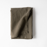 Pöytäliina pellavaa 145x270, taupe