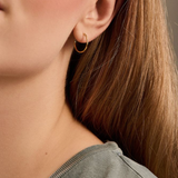 Pernille Corydon - Micro Plain Hoops, kulta 15mm
