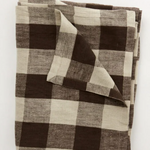 Olsson & Jensen - Johanna pöytäliina 150x300, brown/natural