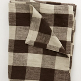 Olsson & Jensen - Johanna pöytäliina 150x300, brown/natural