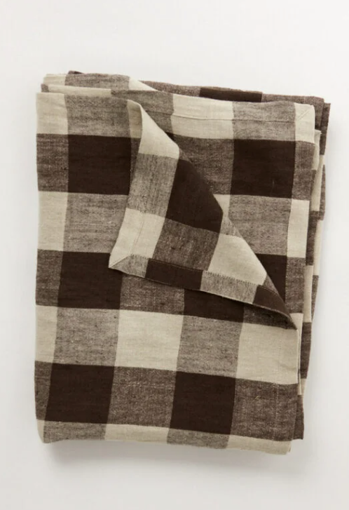 Olsson & Jensen - Johanna pöytäliina 150x300, brown/natural