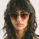 Corlin - Monza aurinkolasit, champagne - gradual brown