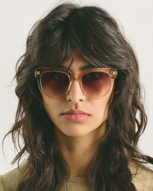 Corlin - Monza aurinkolasit, champagne - gradual brown
