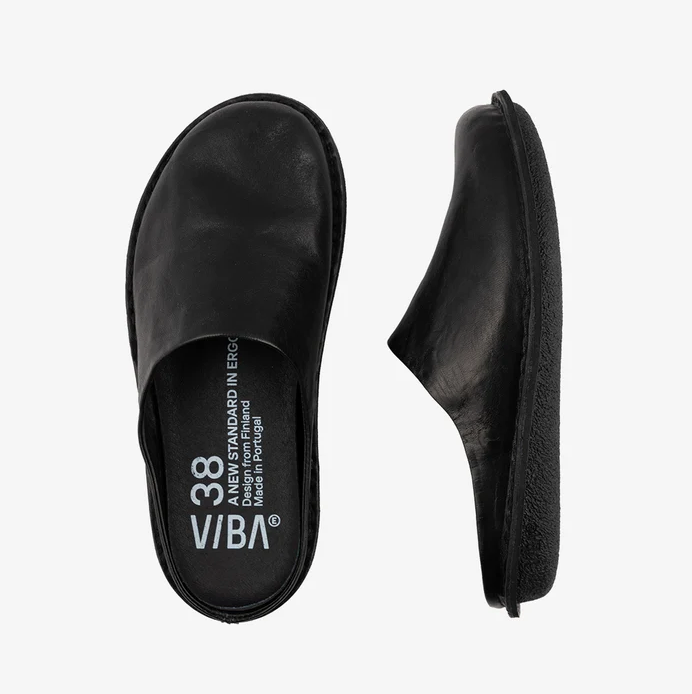 Vibae - ROMA Leather Preto Black