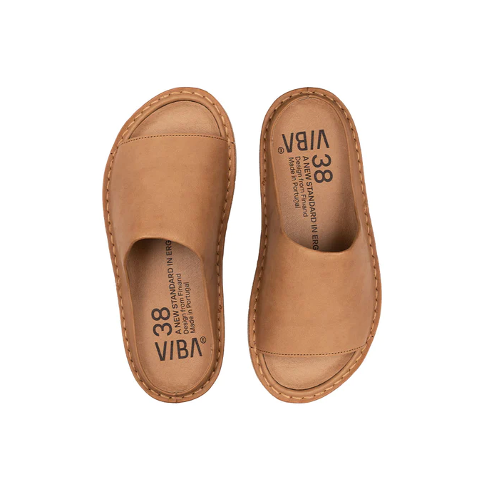 VIBAe - SAINT TROPEZ Leather Fawn Tan